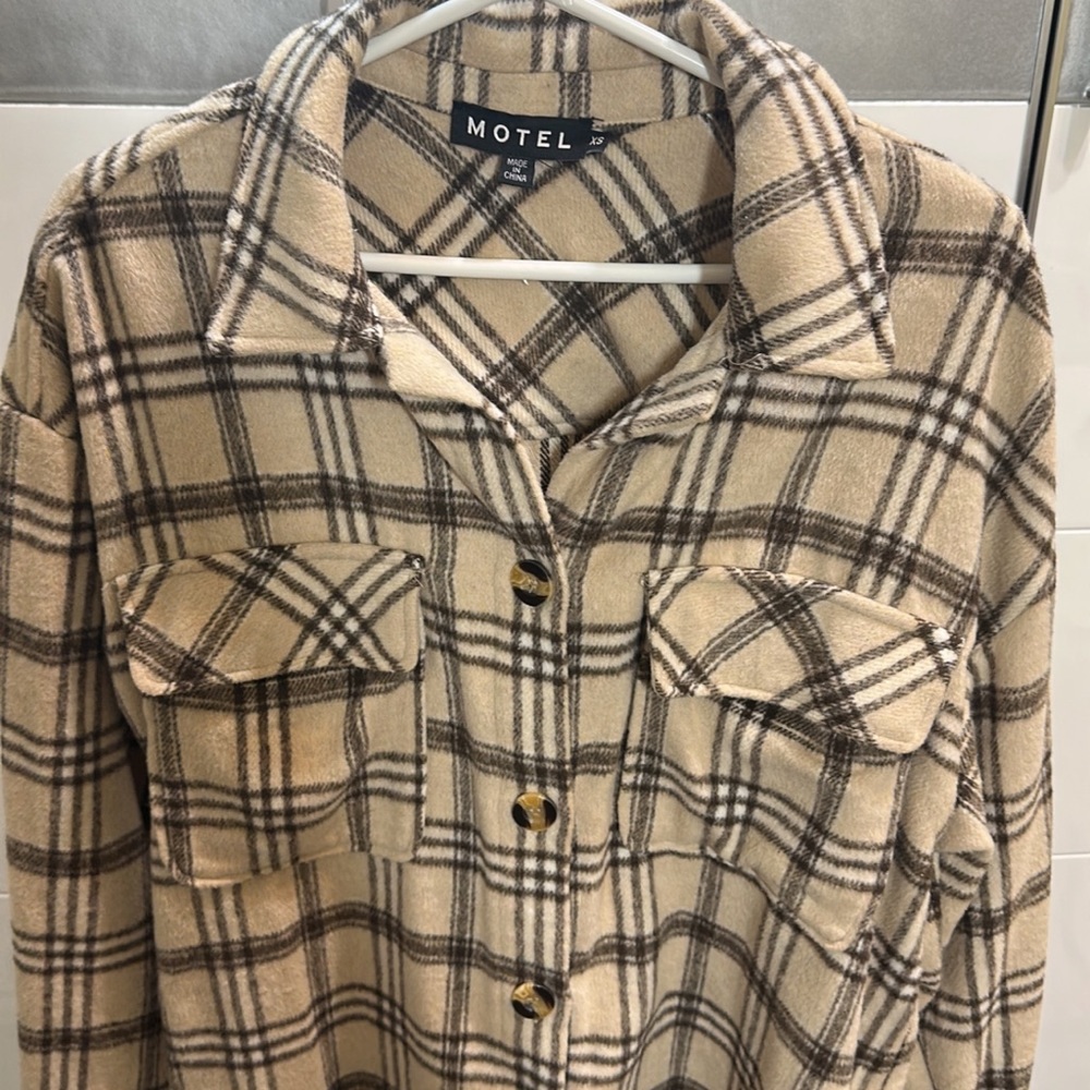 Motel Rocks Plaid Jacket. Size XS. - Picture 5 of 7